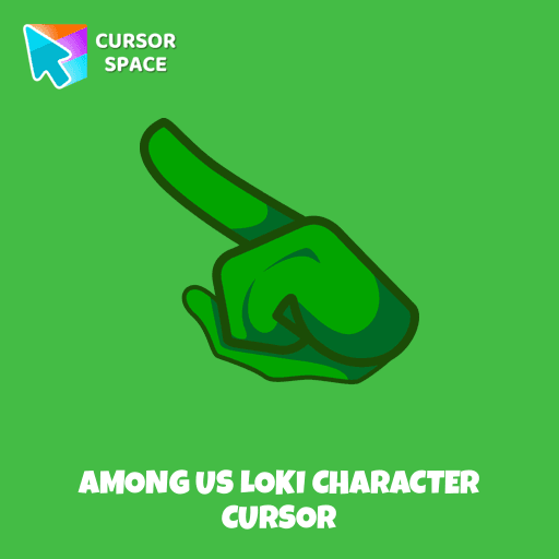 Among Us Loki Character cursor arrow cursor